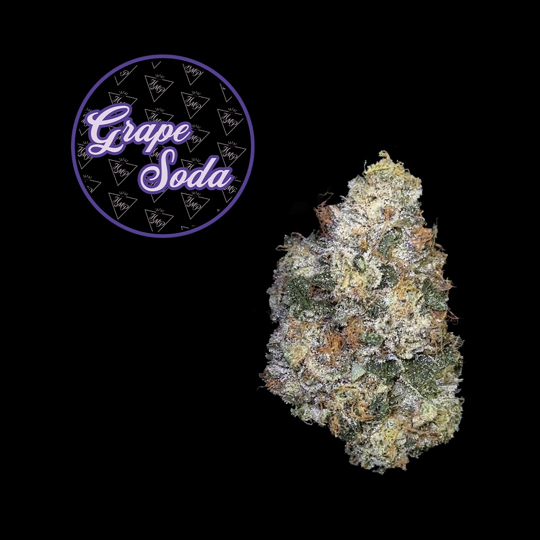 Photograph of product: Grape Soda Flower | 3.5g - Highmark Provisions