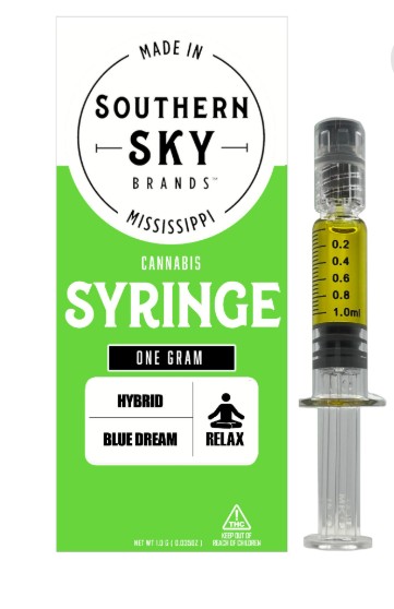 Photograph of product: Southern Sky | 1g | Blue Dream Syringe