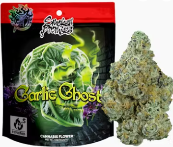 Photograph of product: Garlic Ghost [S] - Flower - 3.5g