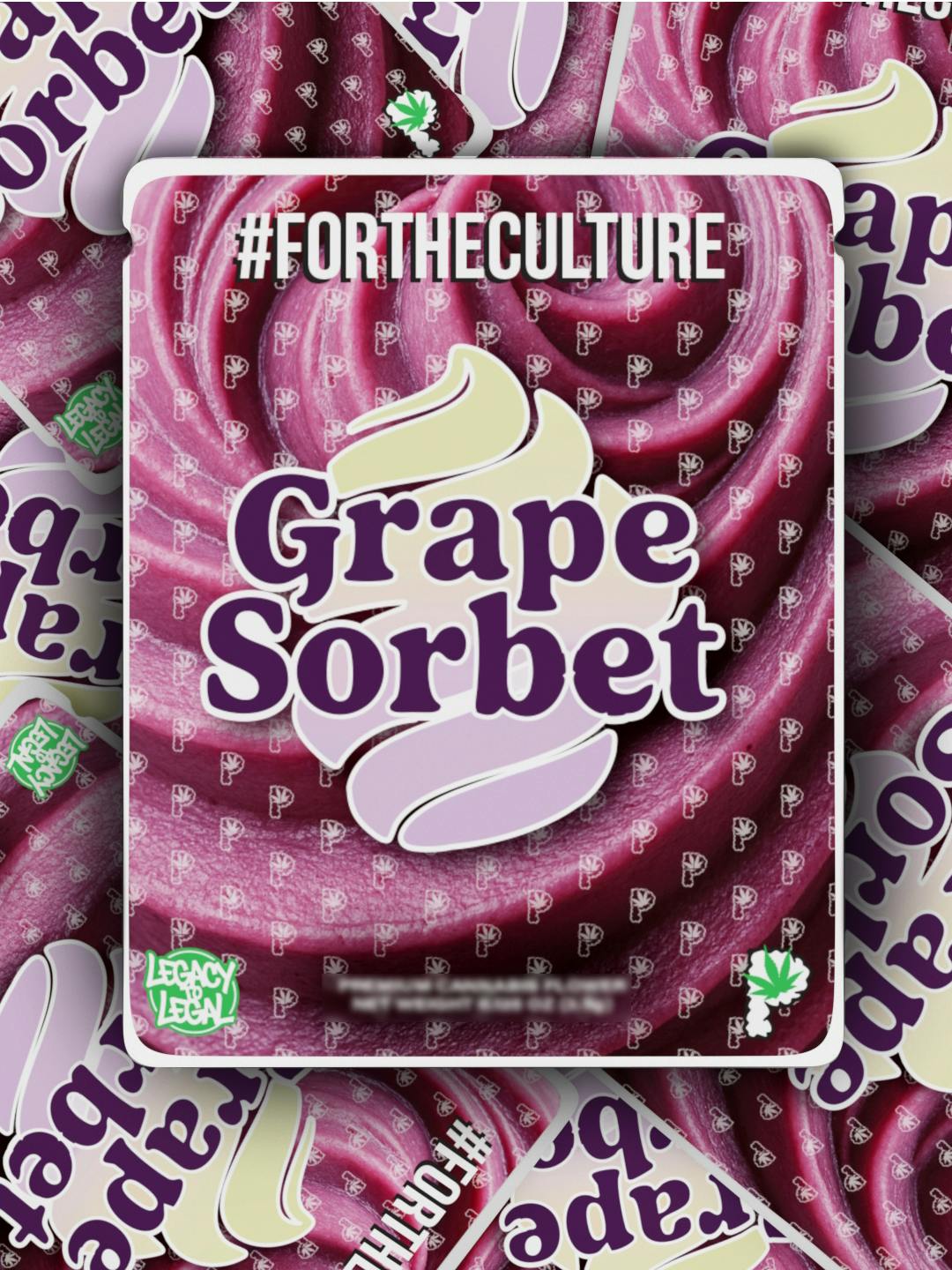Photograph of Product: Grape Sorbet 3.5g