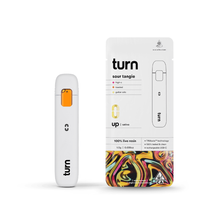 Photograph of product: SOUR TANGIE 1G LIVE RESIN ALL-IN-ONE