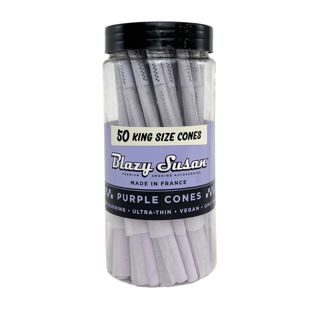 Photograph of product: BLAZY SUSAN | King Size Purple Cones | 110mm | 1ct
