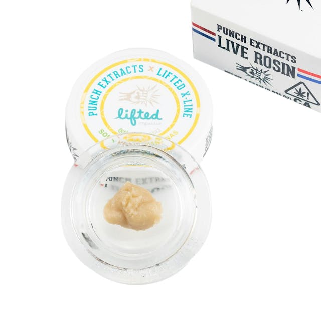 Photograph of product: 1G Live Rosin Sour Honey Bananas (T4) - Sour Honey Bananas  (T4)