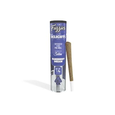 Photograph of product: D. Fuzzies Delights 1.5g Infused KING Pre Roll - Blueberry Dream (S) - 