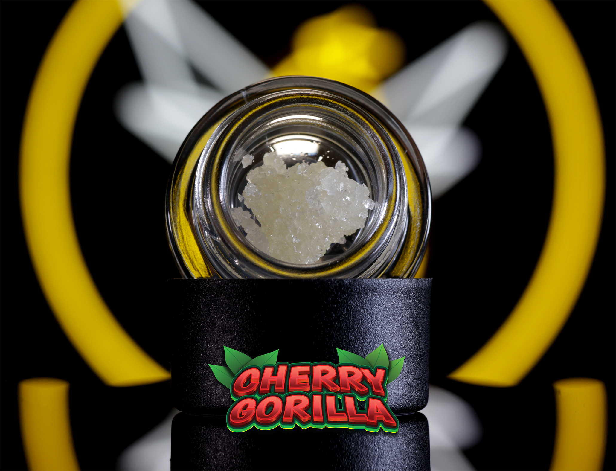 Photograph of product: Canna Bee | Cherry Gorilla | Live Resin Terp Diamonds Hybrid