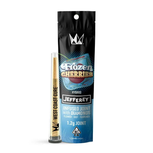Photograph of product: 1.2G Frozen Cherries Jefferey Infused Pre-Roll - 