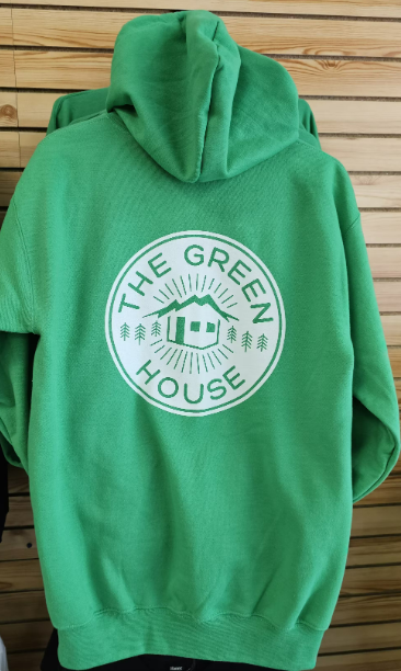 Photograph of product: Green House - Pullover Hoodie - Green - M