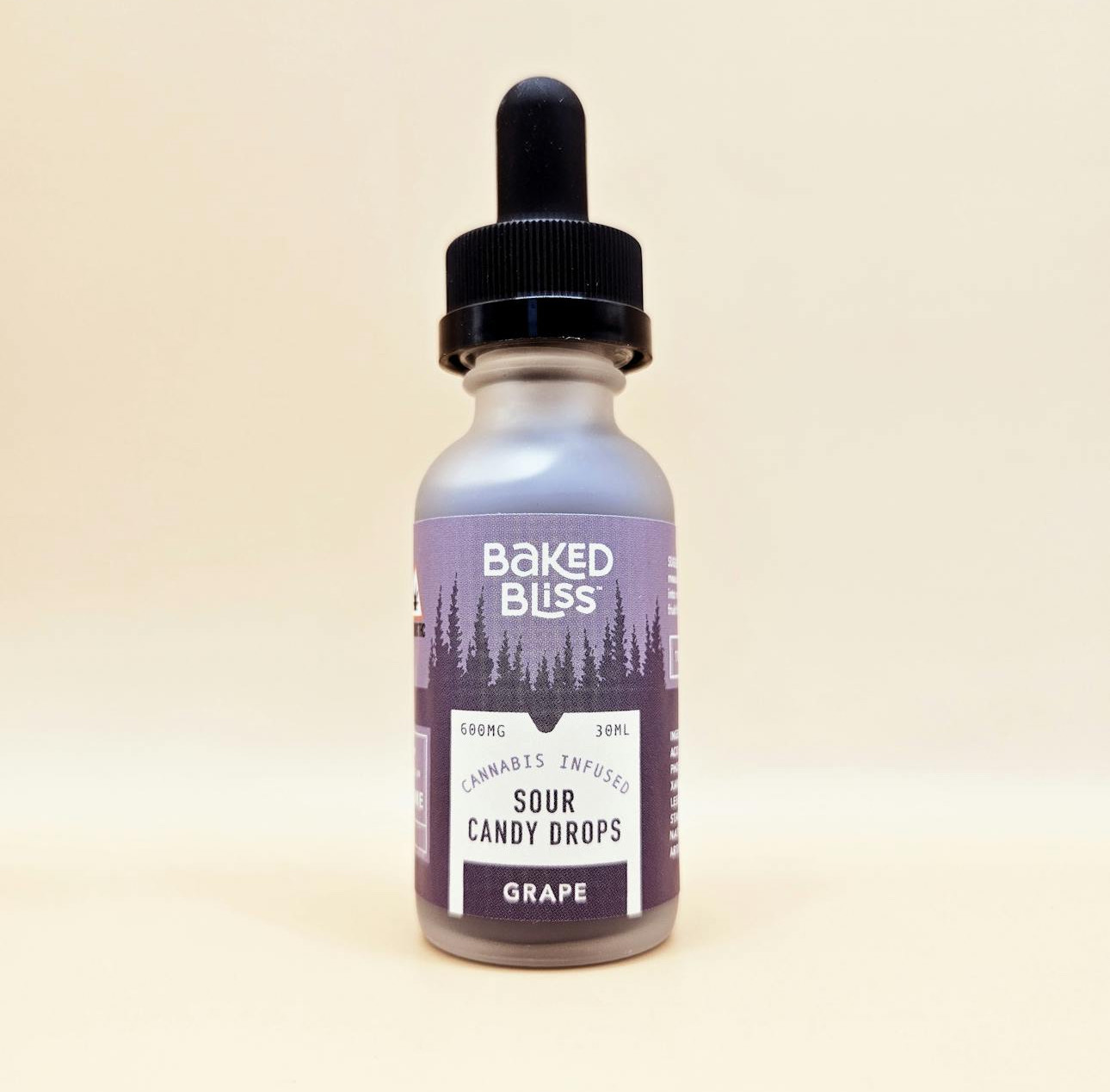 Photograph of product: Baked Bliss: 600mg Grape Sour Candy Drops