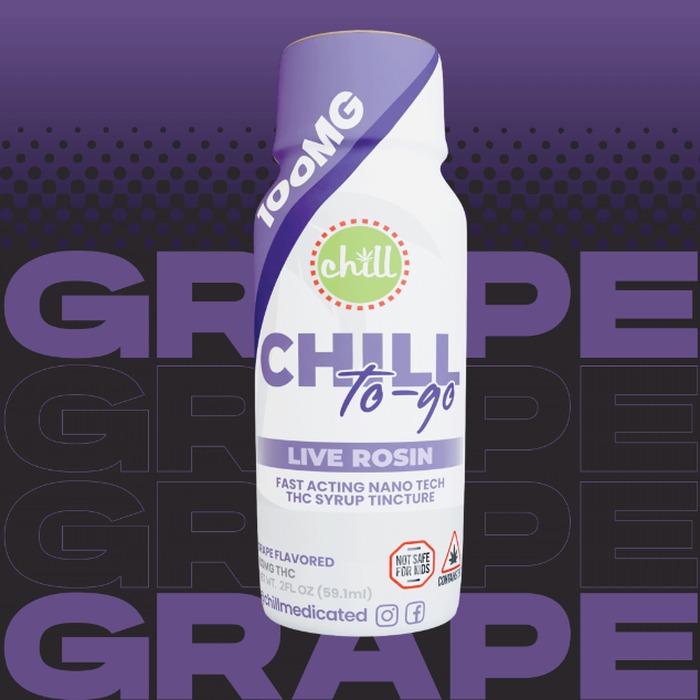 Photograph of product: CHILL | Edible | Syrup | Live Rosin | Watermelon | 100mg | To-Go