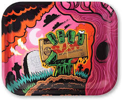 Photograph of product: Authentic Zombie Rolling Tray (Large) | Raw