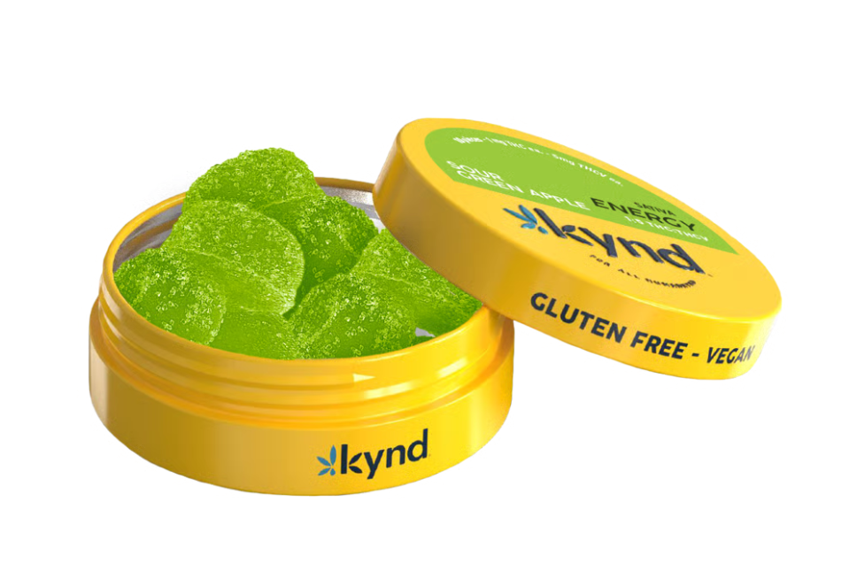 Photograph of product: Energy Sour Green Apple Gummies | 1:1 TH-oui:TH-ouiV