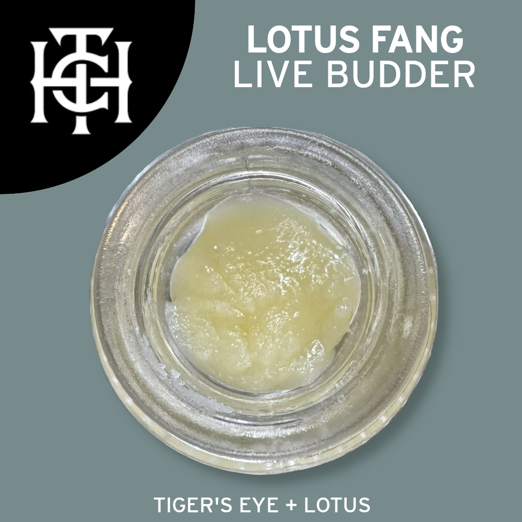 Photograph of product: Lotus Fang 1g LIVE Budder The Heirloom Collective