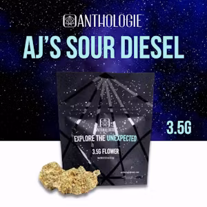 Photograph of product: MPX | Anthologie | AJ Sour Diesel Whole Flower - 3.5g
