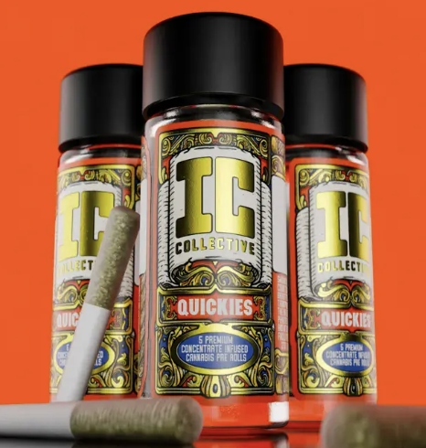 Photograph of product: IC Collective Bubble au chocolat Infused Quickies - Chem D x Alley Cat .5g x 5