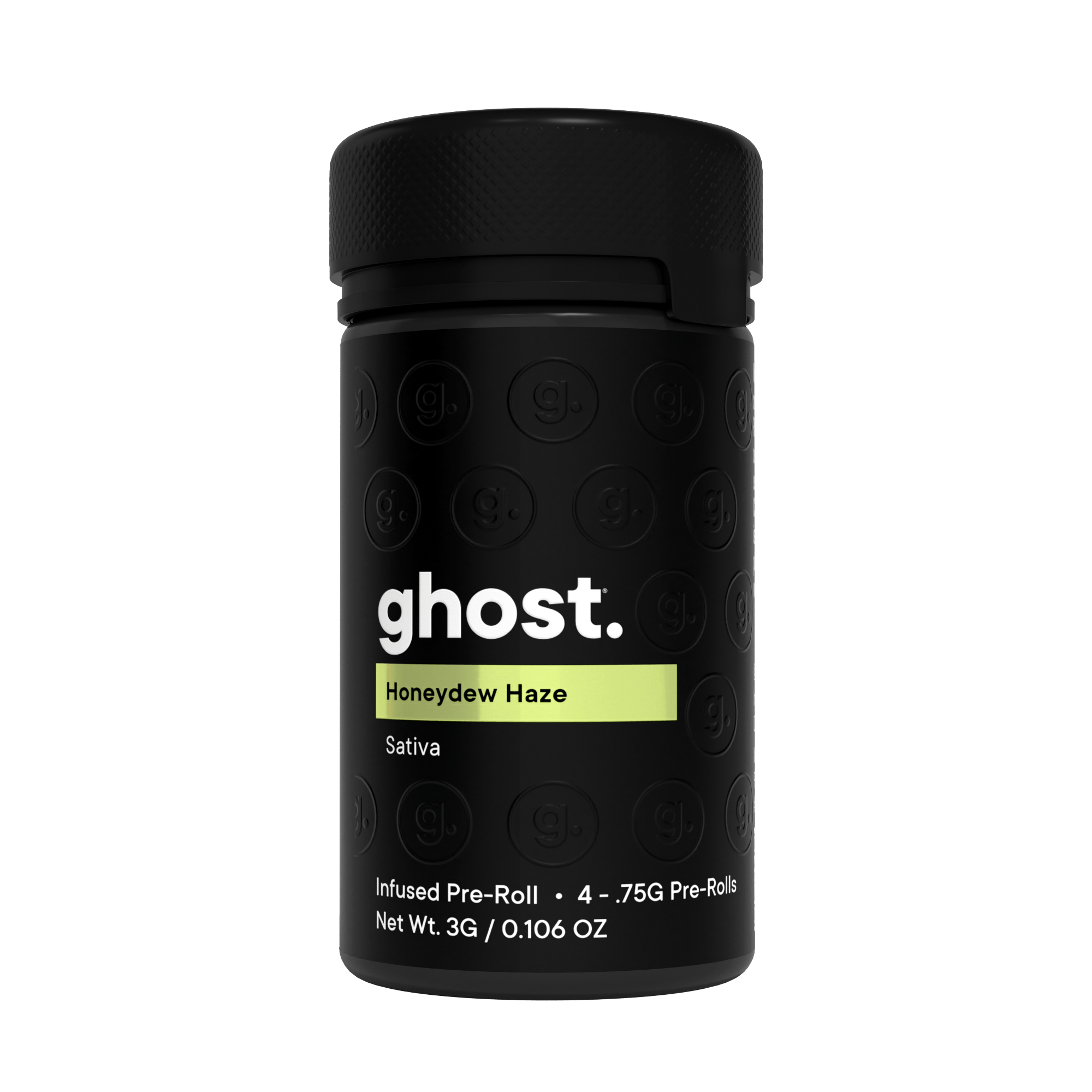 Photograph of product: Ghost / Infused Pre-Roll 4 Pack / Blueberry Dream