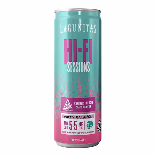 Photograph of product: Lagunitas Hi-Fi Hoppy Balance 5mg TH-oui:5mg CBD 12 oz can