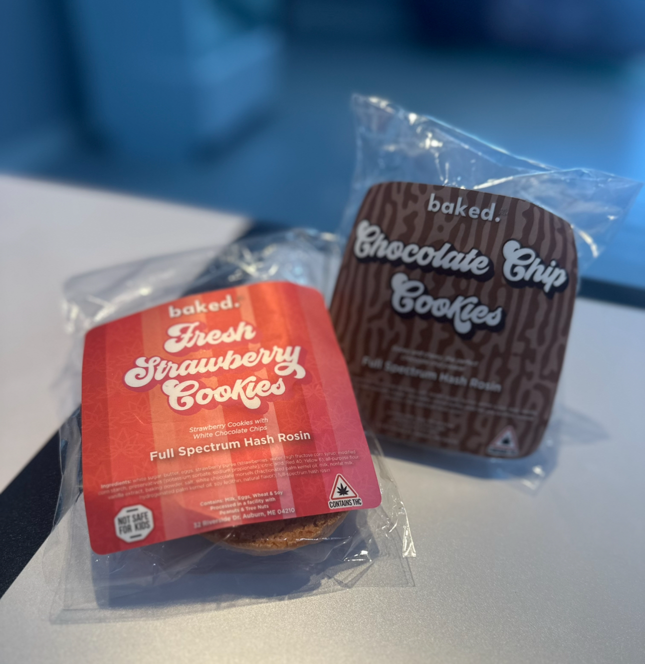 Photograph of product: Baked - 50mg Cookie 2 Pack - 100mg