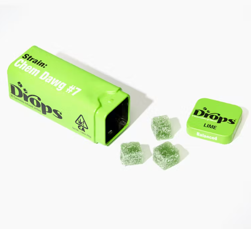 Photograph of product: Lime 100mg 20 Piece (Chem Dawg #7)