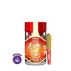 Photograph of product: 5pk Baby Jeeter Fire OG (infused)