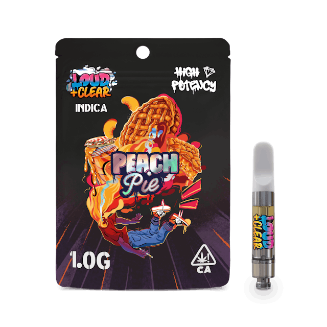 Photograph of product: Peach Pie | 1g Vape Cartridge