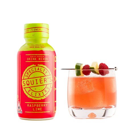 Photograph of product: Raspberry Lime au chocolat Rosin Elixir