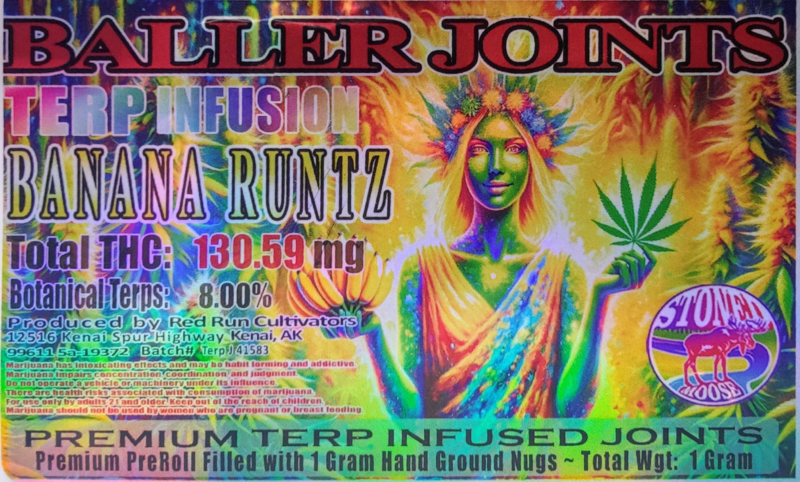 Photograph of product: Banana Runtz Terp Infused PR