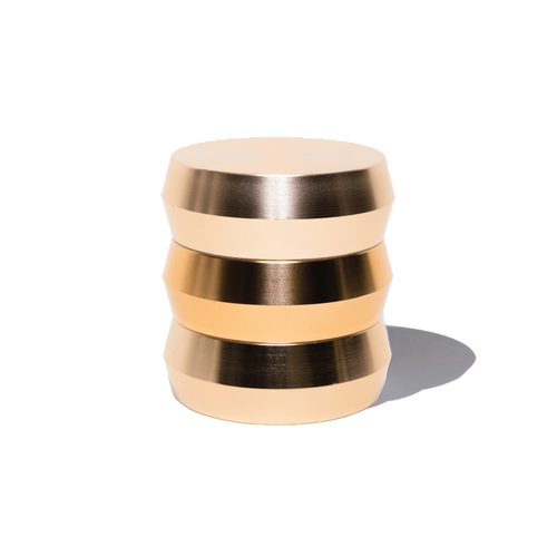 Photograph of product: Sackville Gilded Herb Grinder Extra Large (Gold)