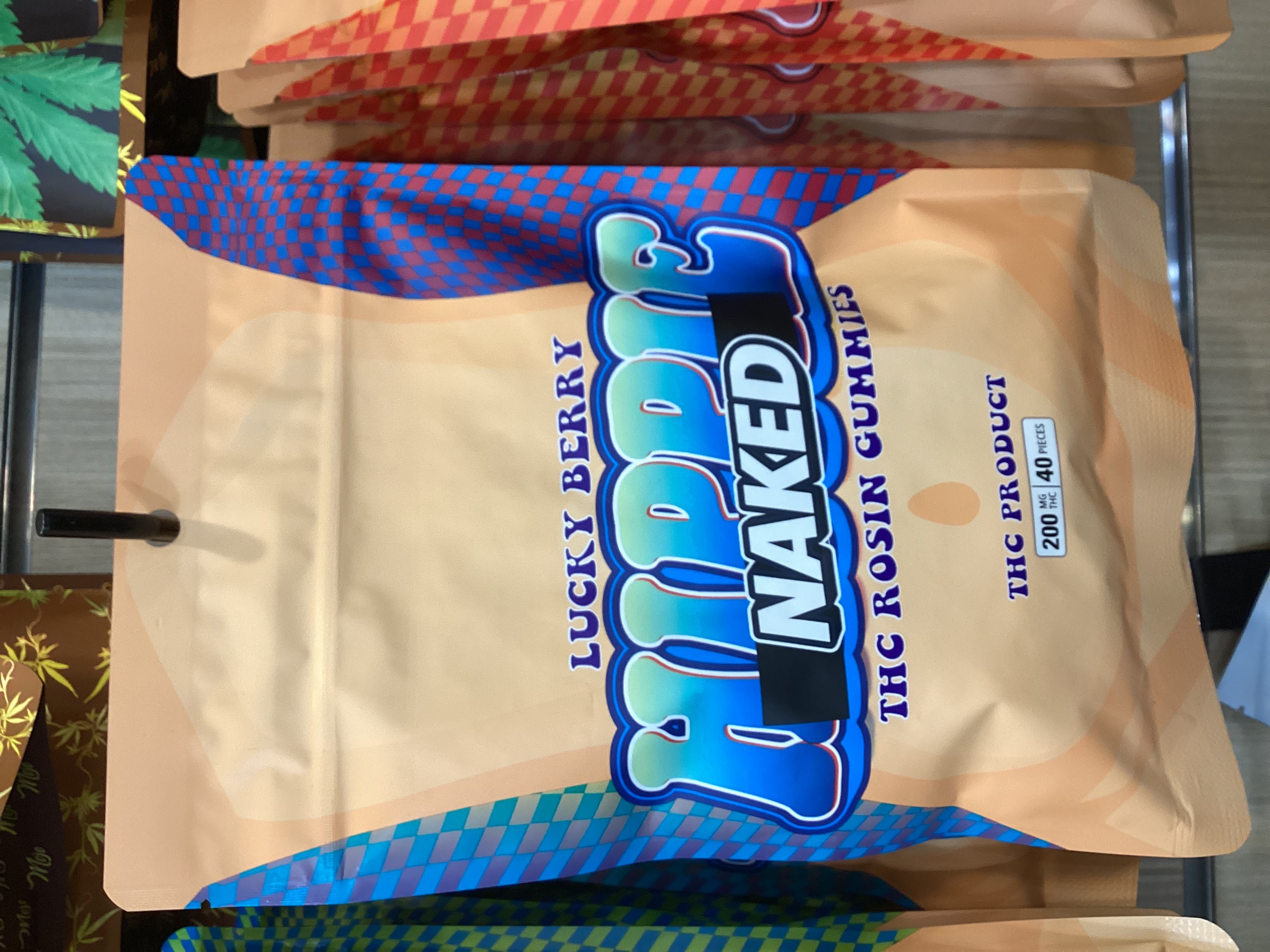 Photograph of Product: Lucky Berry 200mg Rosin Gummies