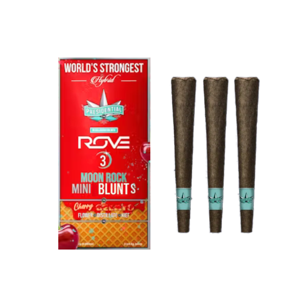 Photograph of product: Cherry Gelato Mini Moonrock Blunts