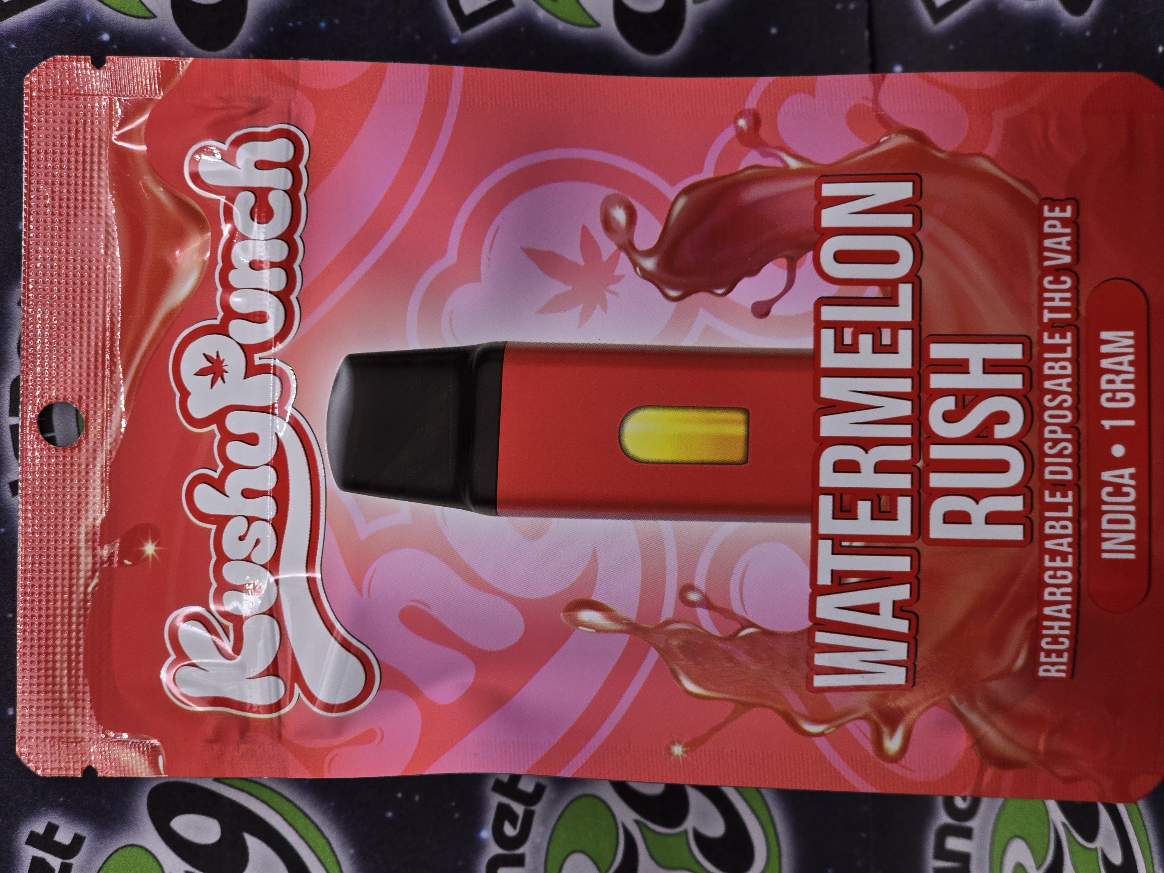 Photograph of product: Kushy Punch | Watermelon Rush Disposable