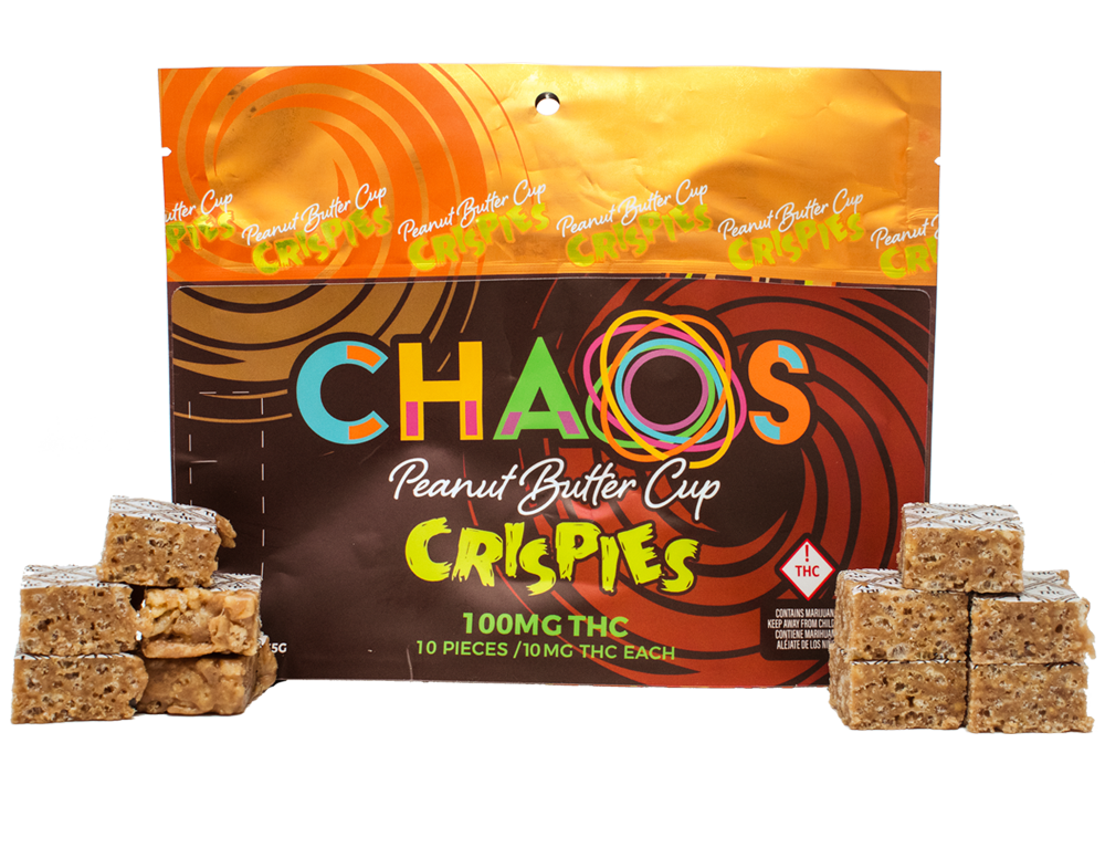 Photograph of product: Chaos Peanut Butter Cup Crispies