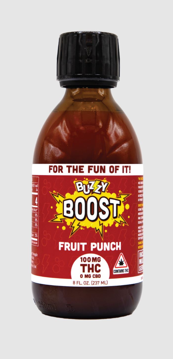 Photograph of product: Buzzy Boost Fruit Punch 100mg