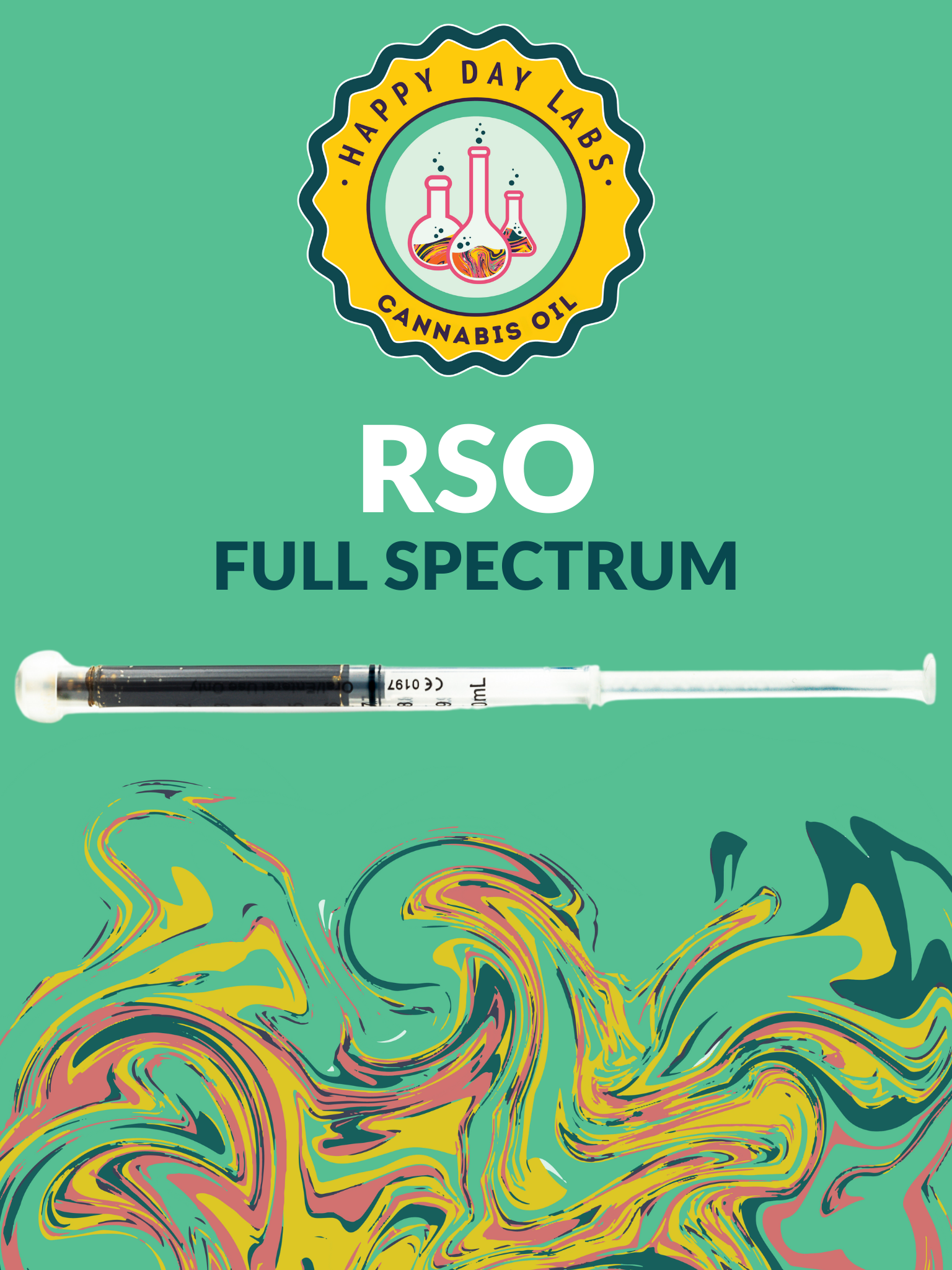 Photograph of product: Full Spectrum RSO | Syringe 0.5g
