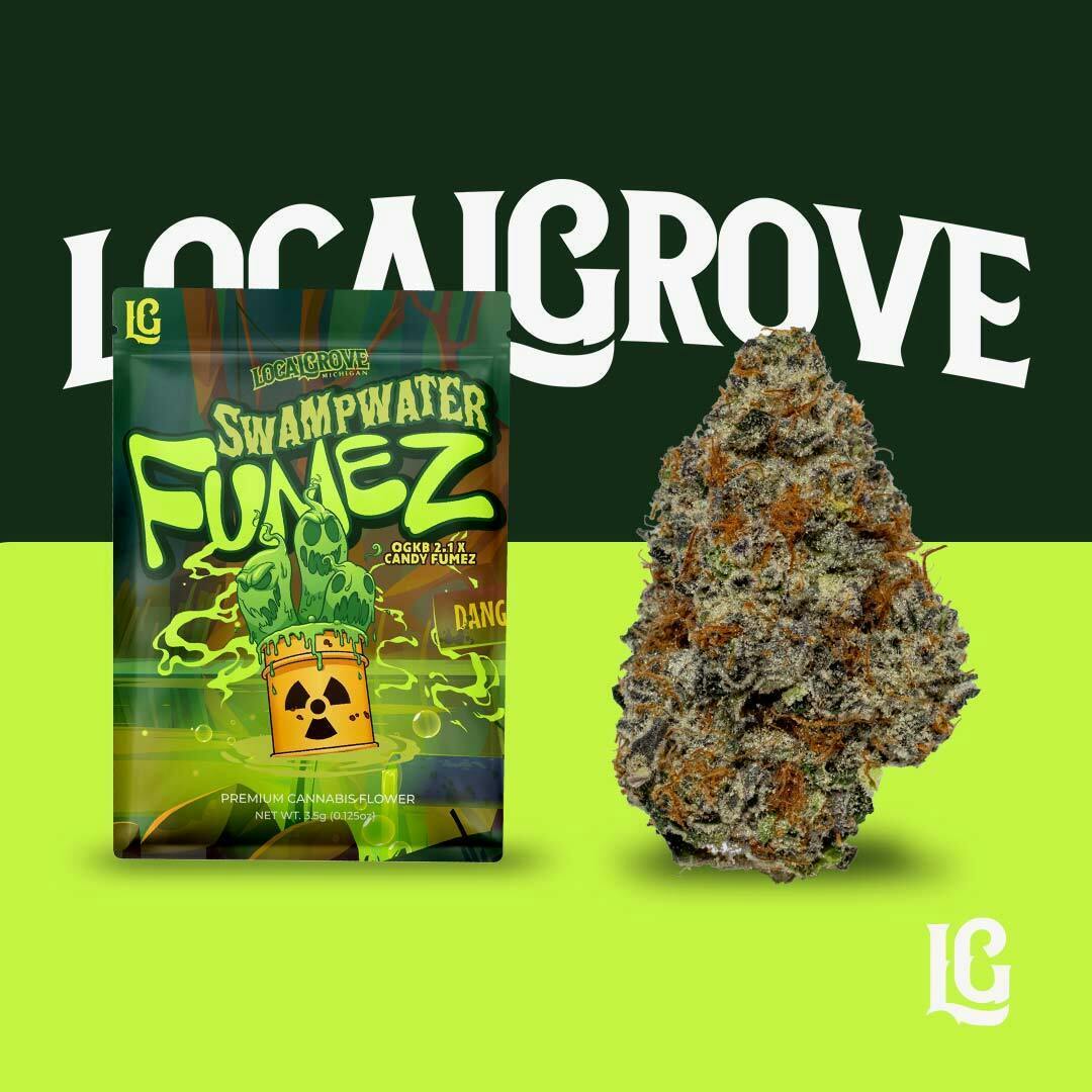 Photograph of product: Local Grove Prepackaged Flower | Swamp Water Fumez - 3.5g