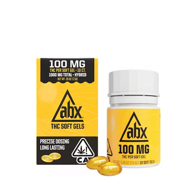 Photograph of product: 100mg THC | 10ct Soft Gels - 