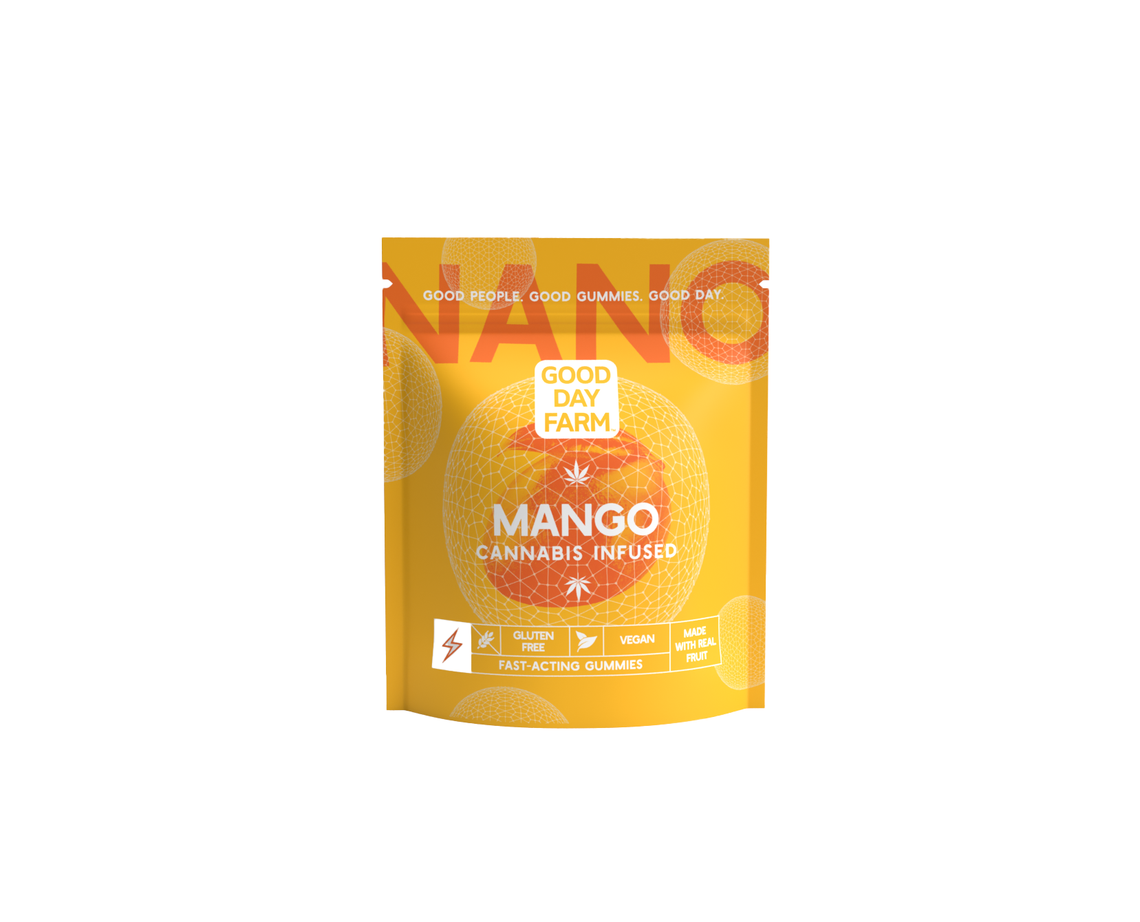 Photograph of product: MANGO | FAST-ACTING GUMMY | 10 PACK | 10MG