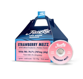 Photograph of product: Strawberry Meltz Live Rosin Bader