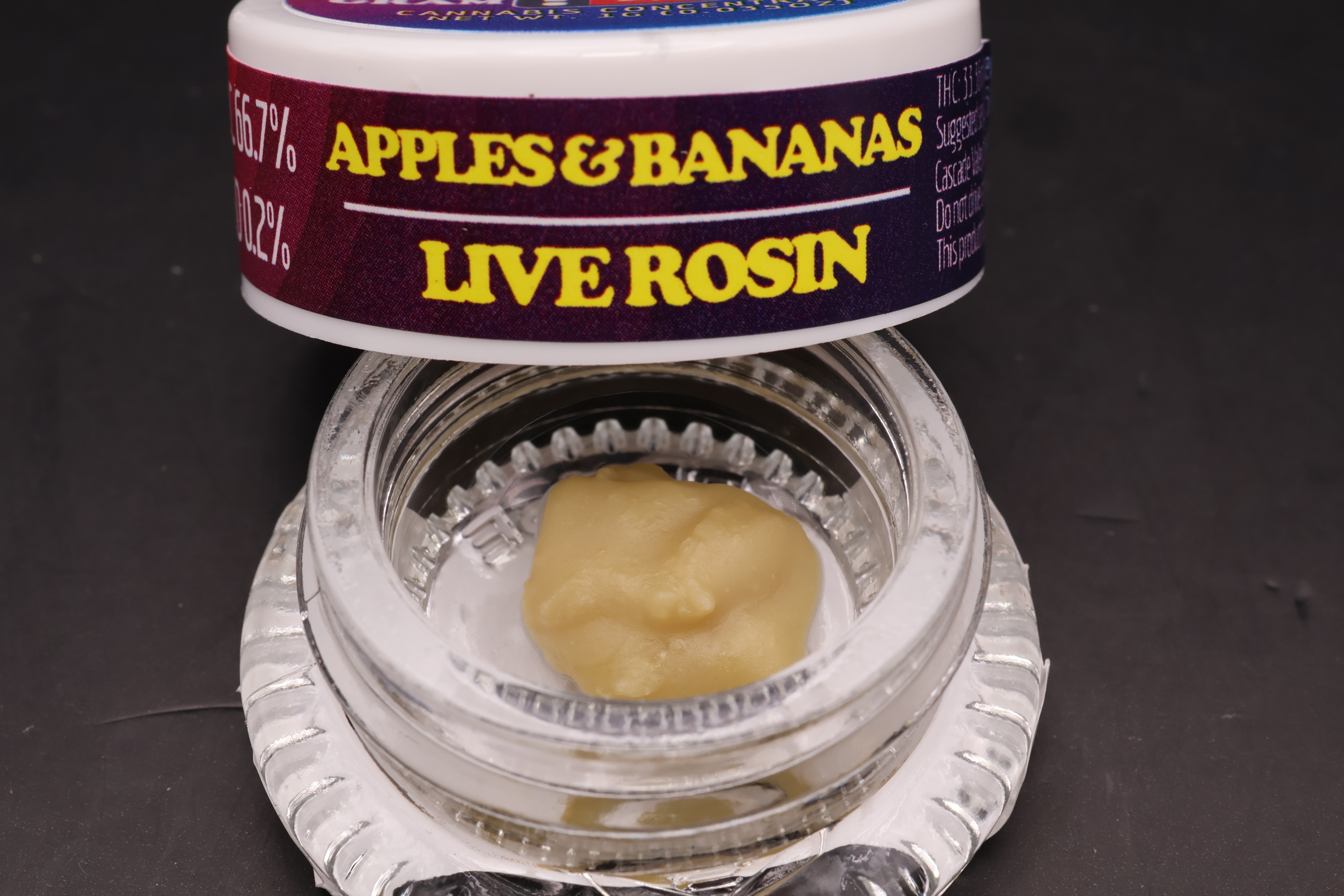 Photograph of product: Apples & Bananas Live Rosin (Cascade)