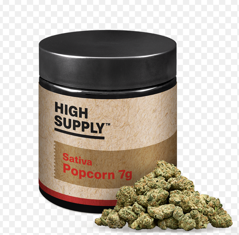 Photograph of product: HIGH SUPPLY RAINBOWS & CHERRIES POPCORN 7G