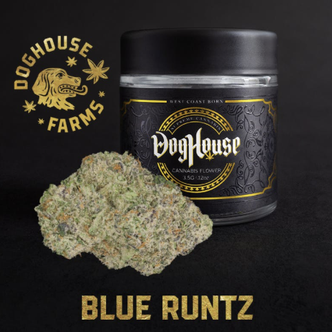Photograph of product: Doghouse | Bulk Bud - Blue Runtz - 28g