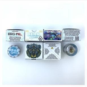 Photograph of product: Triangle GMO | T3 Live Rosin 1g