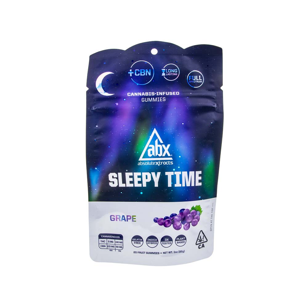 Photograph of product: ABX | Sleepy Time Grape Gummies (2:1 THC:CBN - 150mg Total)