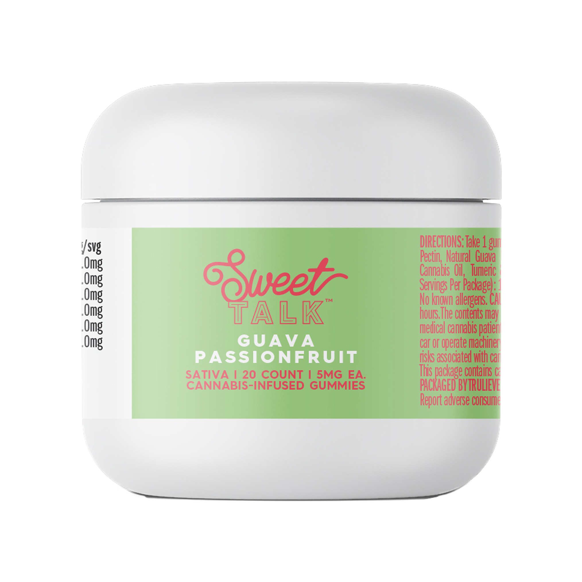 Photograph of product: 100mg Guava Passionfruit Gummies 20pk