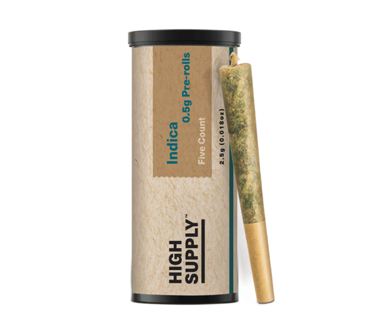 Photograph of product: Circus Ring | 0.5g | 5pk Infused Pre-Rolls | High Supply