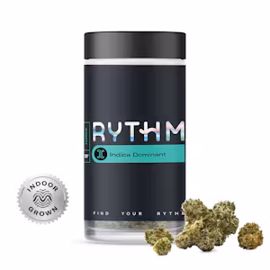 Photograph of product: Rythm | Flower | Sour Diesel 20.2% TH-oui | Oui'd | 28g