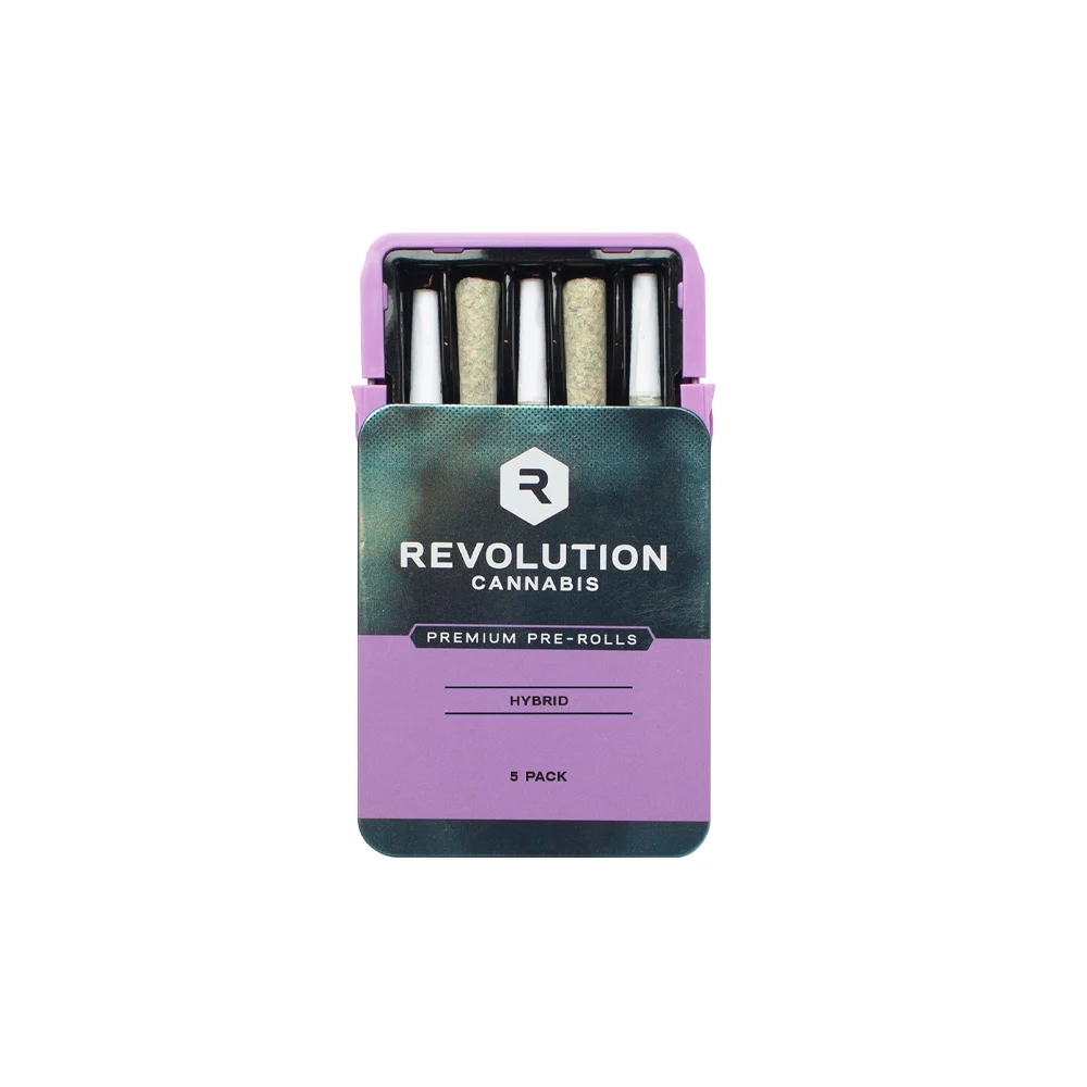 Photograph of product: Lemon Punk | 0.5g | 5pk Pre-Rolls | Revolution