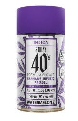 Photograph of product: Watermelon Z 5PK Infused Prerolls - 