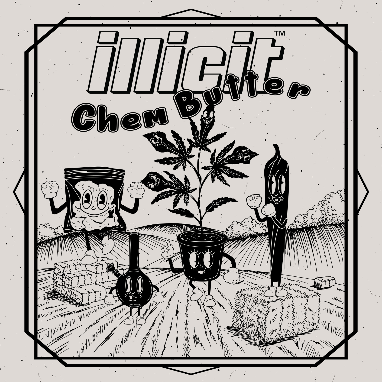Photograph of product: Illicit Gardens | Chem Butter | 3.5g (Oui'd Dominant)