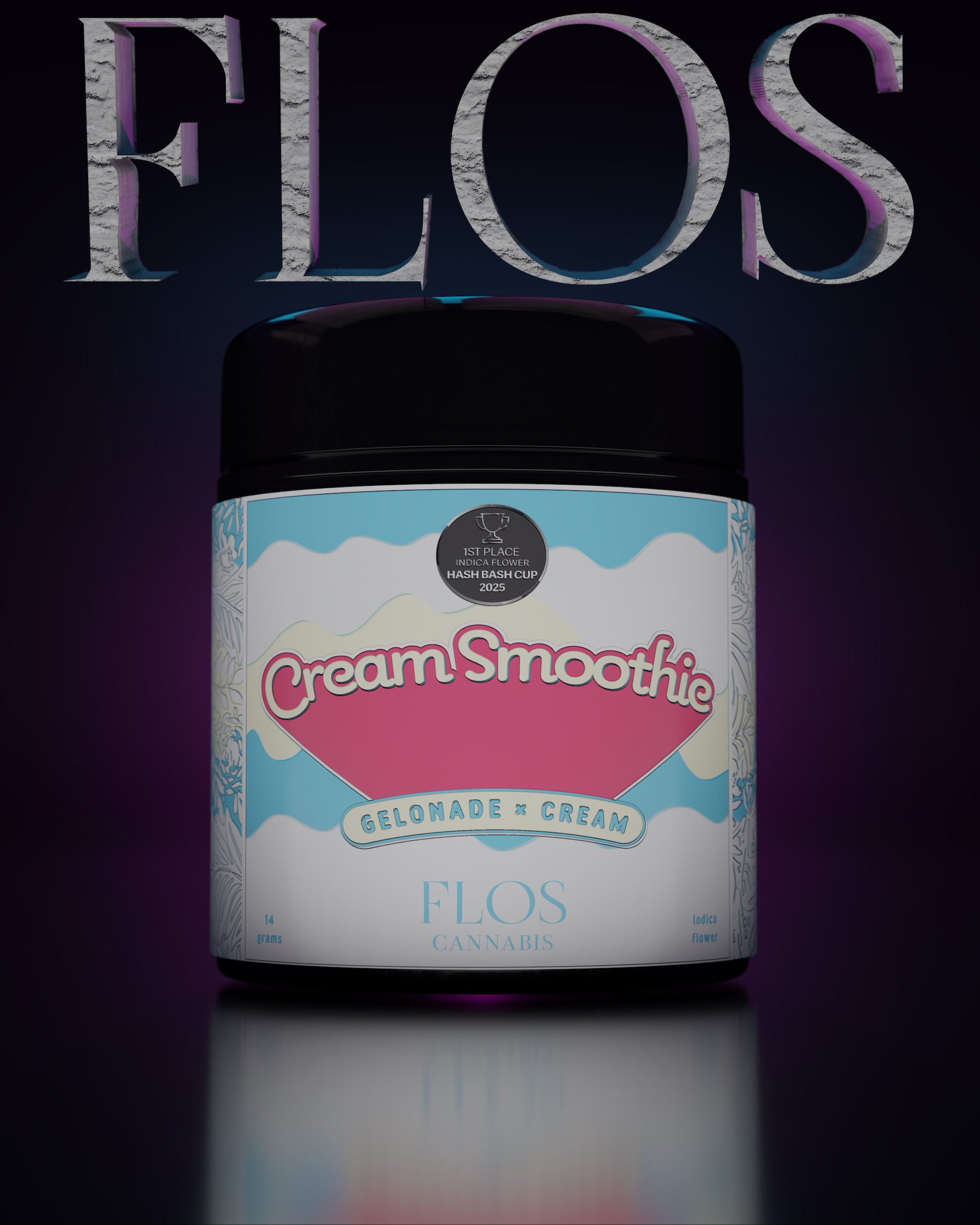 Photograph of product: Cream Smoothi Jar by Flos - 7g