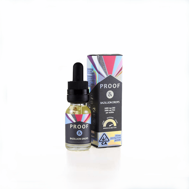 Photograph of product: Bazillion 1:1 Tincture 15ml - Sales Floor
